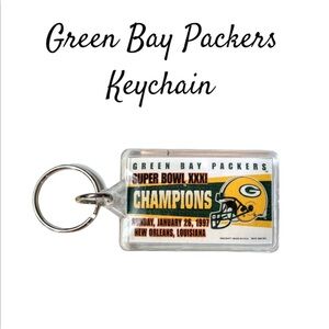 Green Bay Packers NFL Superbowl XXXI Championship January 26, 1997 Keychain